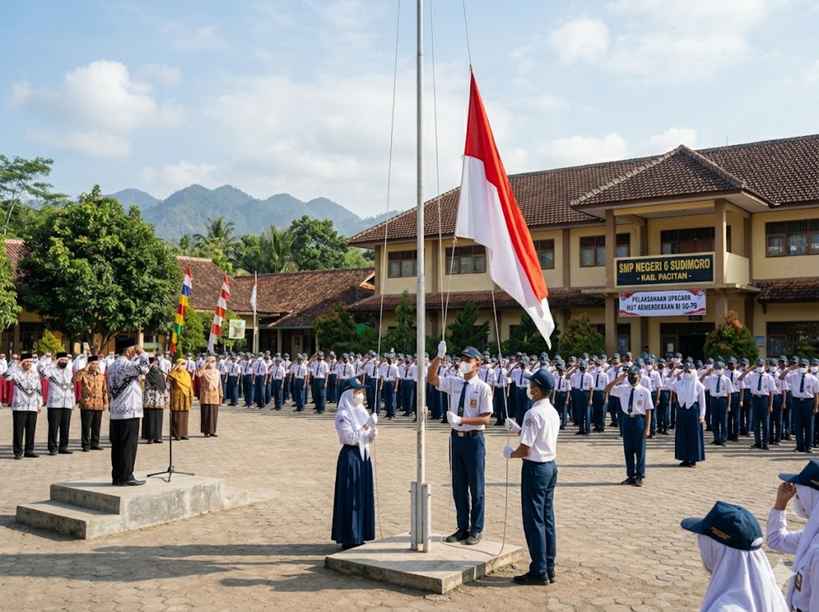Upacara Bendera Memperingati Hari Kemerdekaan
